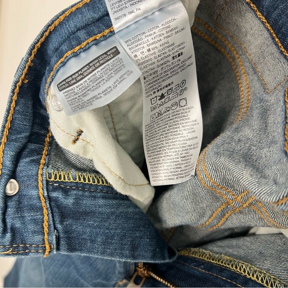 Levi's 541 Denim Dark Wash Straight Fit Jeans Size W30x L30 - Picture 9 of 15